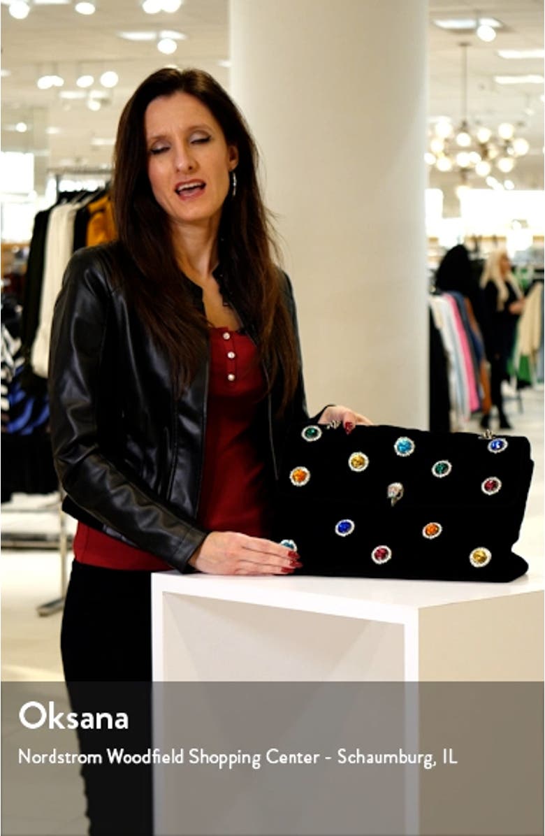 XXL Kensington Velvet Shoulder Bag, sales video thumbnail