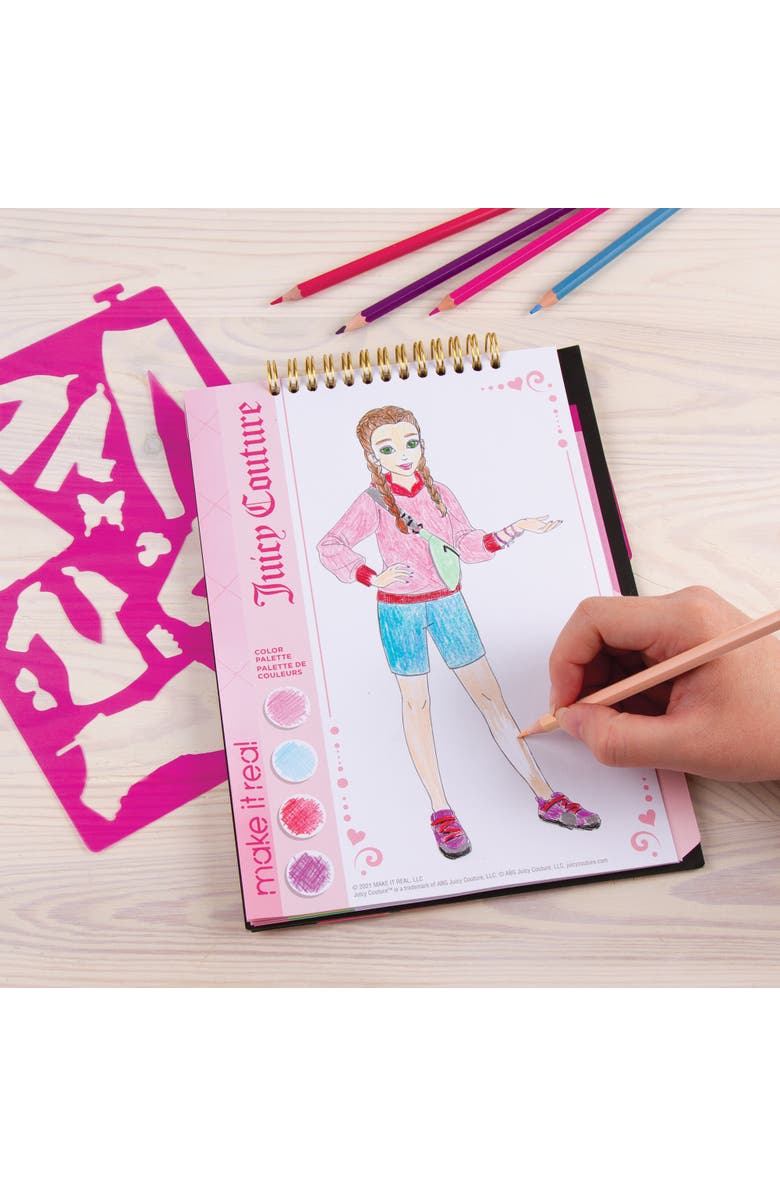 Juicy Couture Fashion Design Sketchbook, Alternate, color, Multicolored