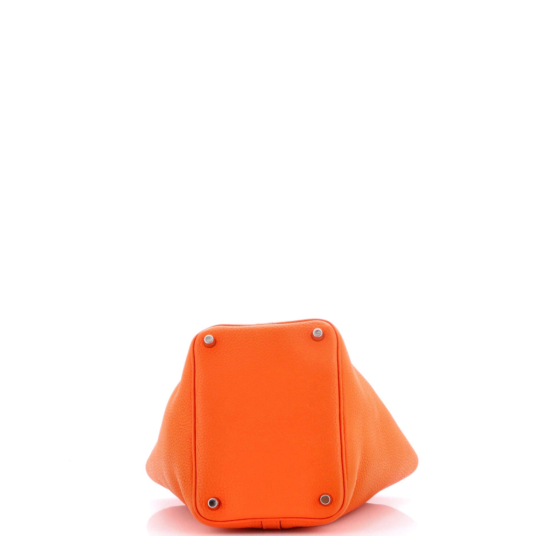 Pre-Owned Hermes Picotin Lock Bag Clemence PM, Alternate, color, Feu