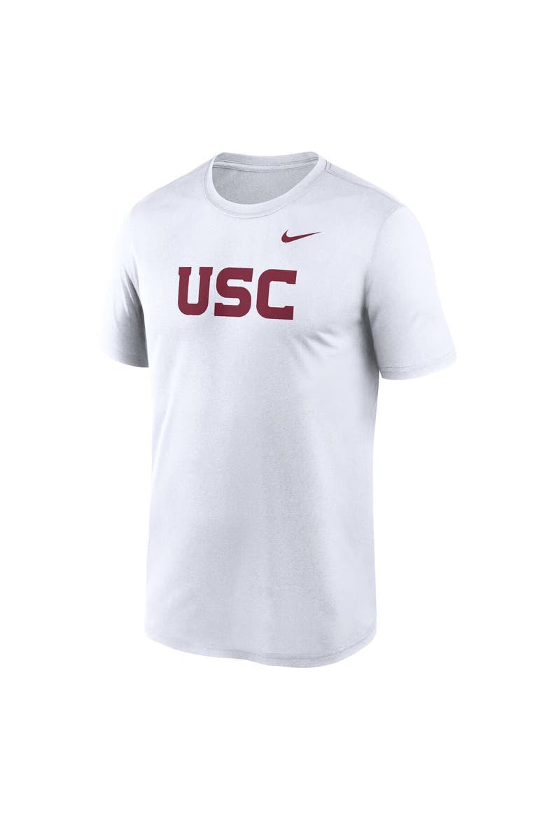 Men's Nike White USC Trojans Primetime Legend Wordmark T-Shirt, Alternate, color, White