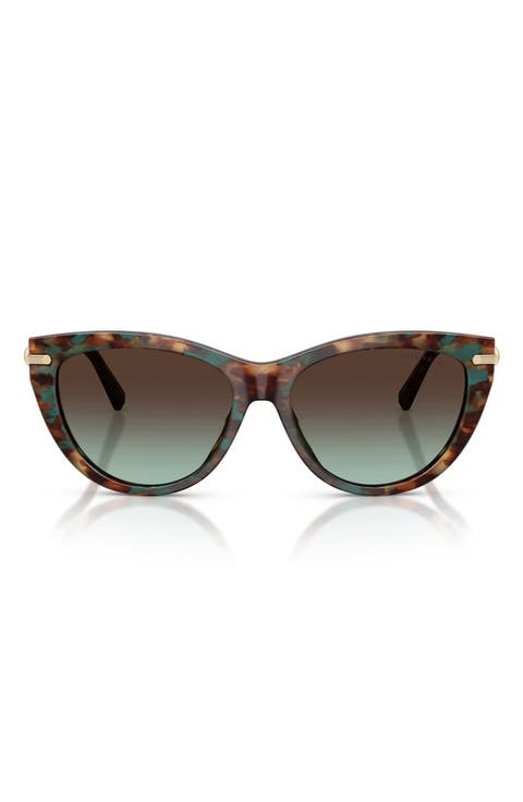55mm Cat Eye Sunglasses