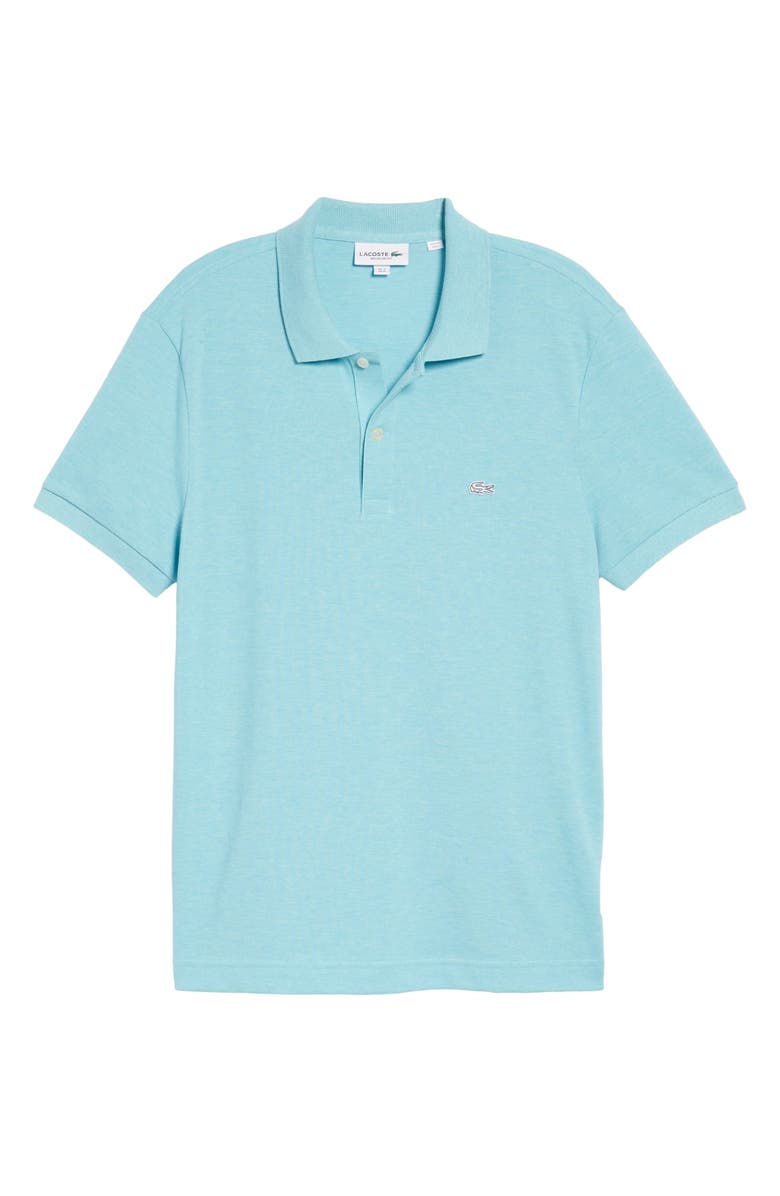 Lacoste 'White Croc' Regular Fit Piqué Polo, Alternate, color, 