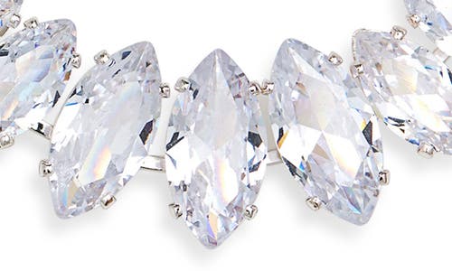 Tasha Marquis Cz Open Drop Earrings In Neutral