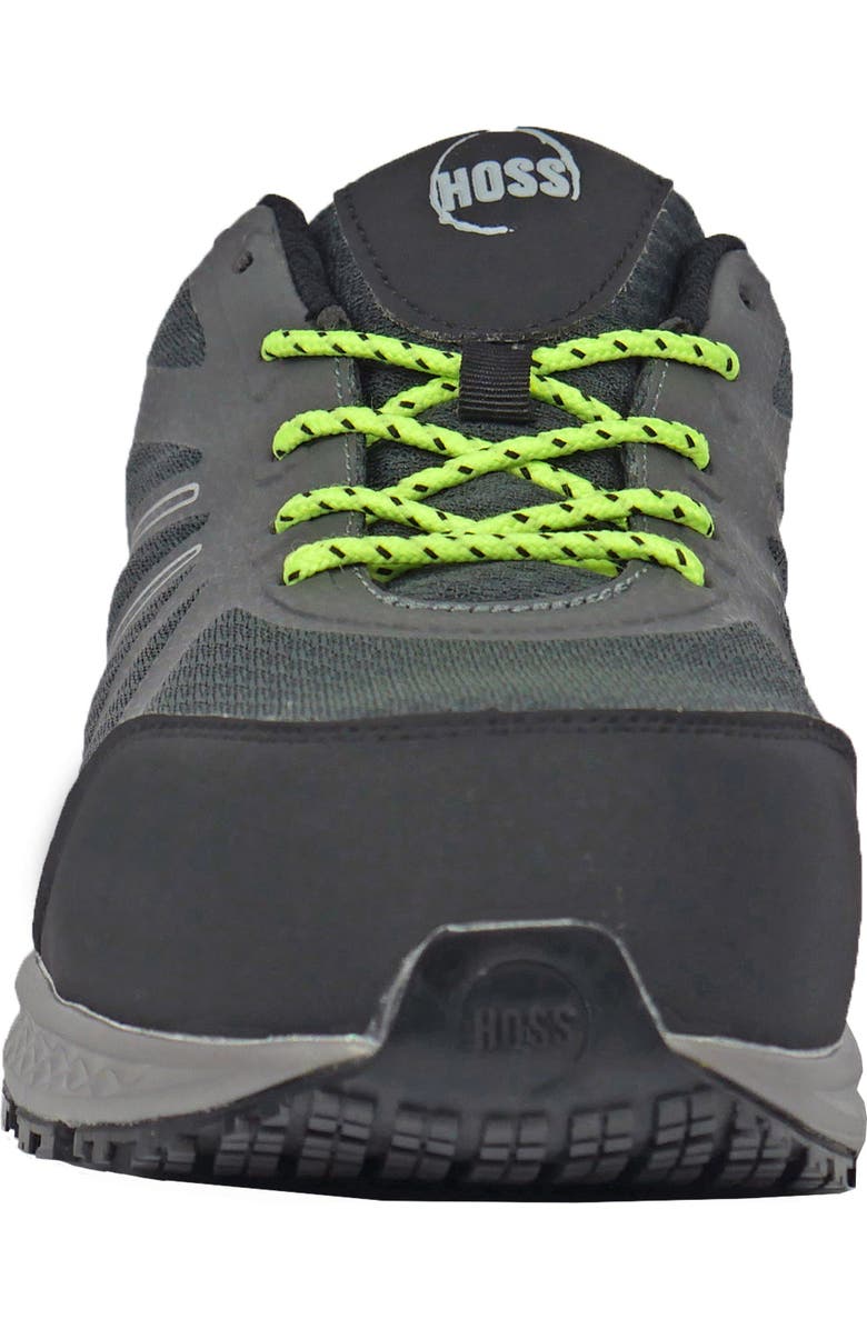Hoss Boot Company HOSS Express Mens Composite Toe Athletic Work Shoe, Alternate, color, Grey/Black