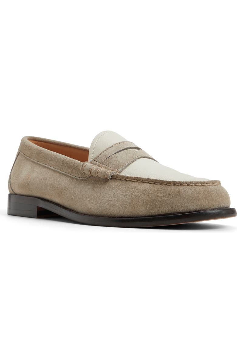 Brooks Brothers Campus Penny Loafer, Main, color, Taupe