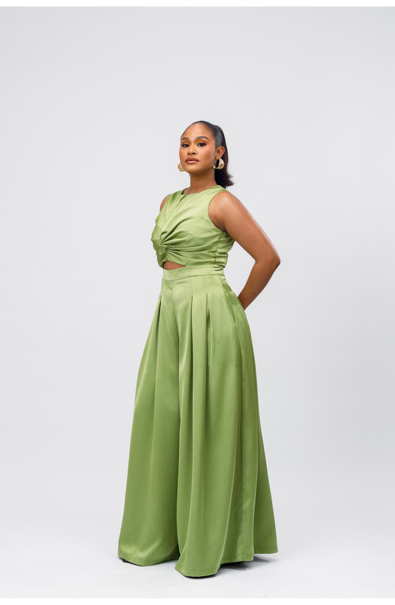 Forever Amelia Knot Wide Leg Jumpsuit, Alternate, color, 