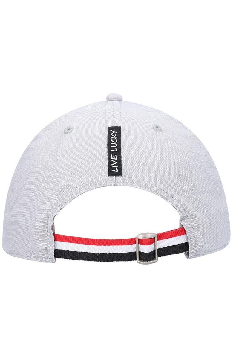 Black Clover Men's Gray Utah Utes Oxford Circle Adjustable Hat, Alternate, color, Gray