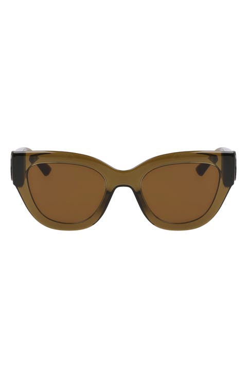 52mm Cat Eye Sunglasses