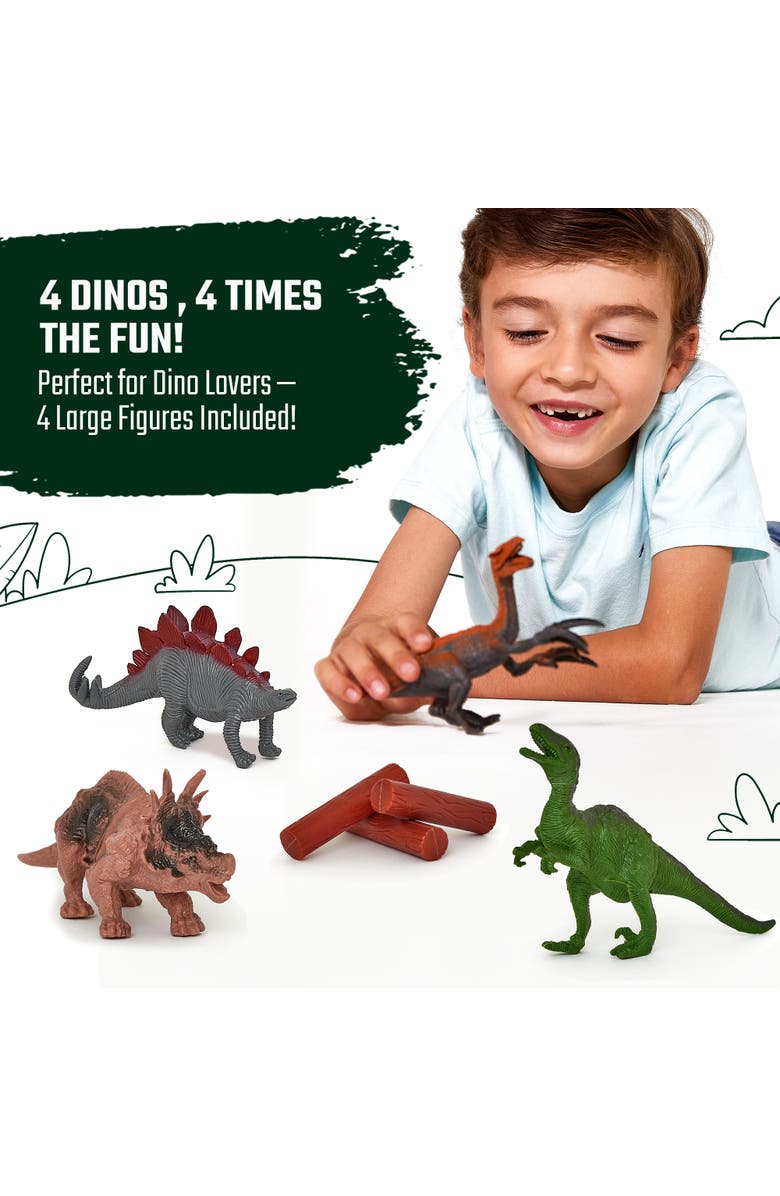 JitteryGit Dino-Track-Escape, Alternate, color, Green