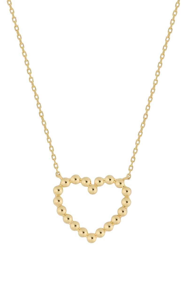 Bony Levy 14K Gold Heart Pendant Necklace, Main, color, 14Ky