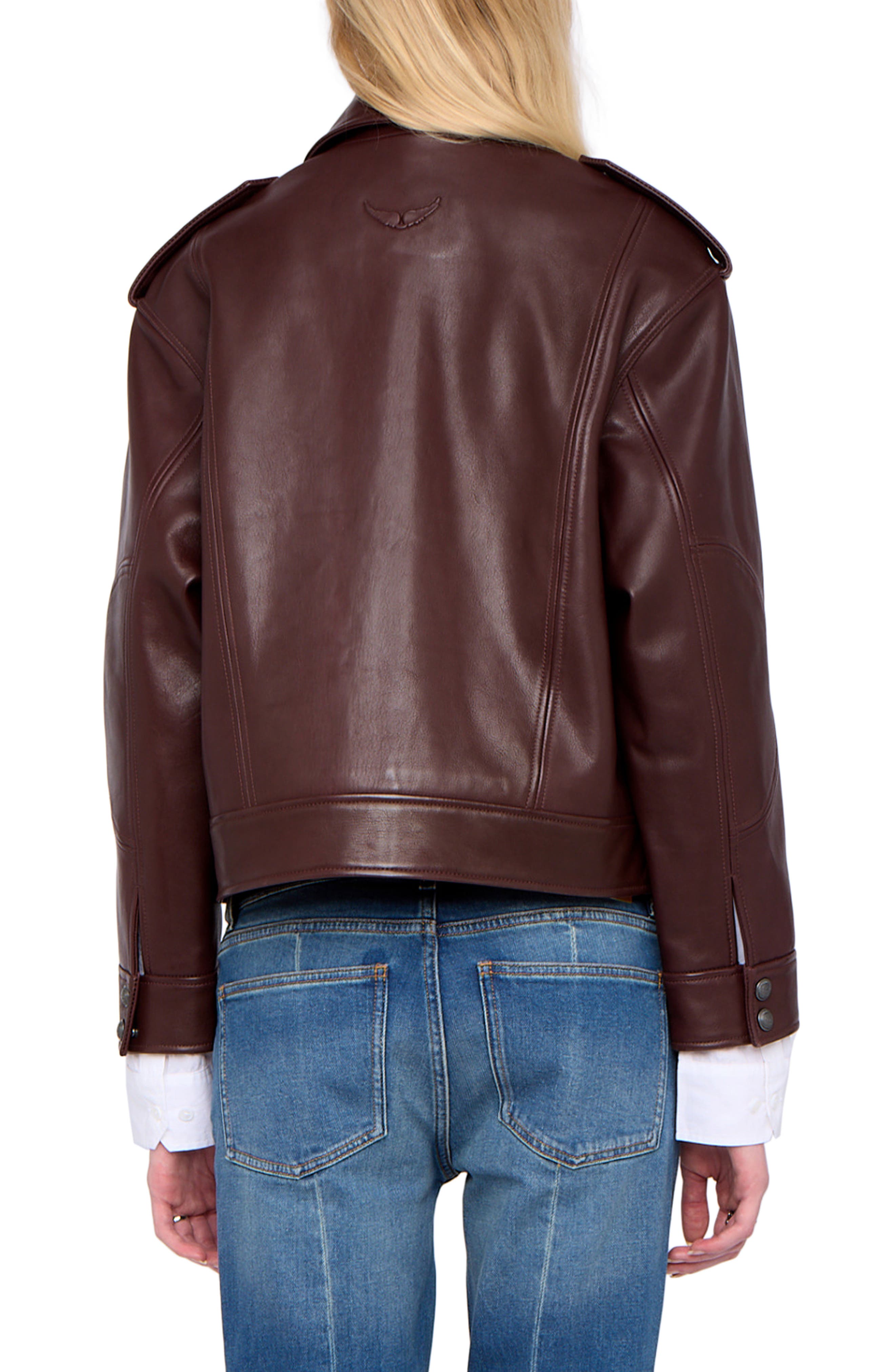 Lambskin Leather Jacket - image 2