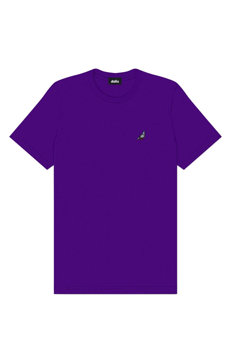Mens Pigeon Jersey Tee, Main, color, Purple