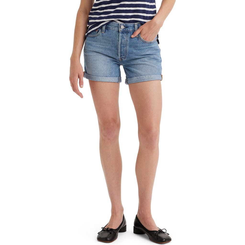 Levi's® 501® High Waist Rolled Denim Shorts In Must Be Mine Short