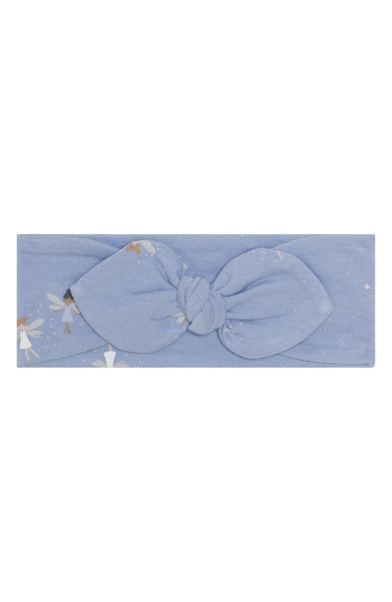 PL Baby by Petit Lem 4-Piece Dancer Tutu Bodysuit, Leggings, Socks & Headband Set, Alternate, color, Light Blue Fairies