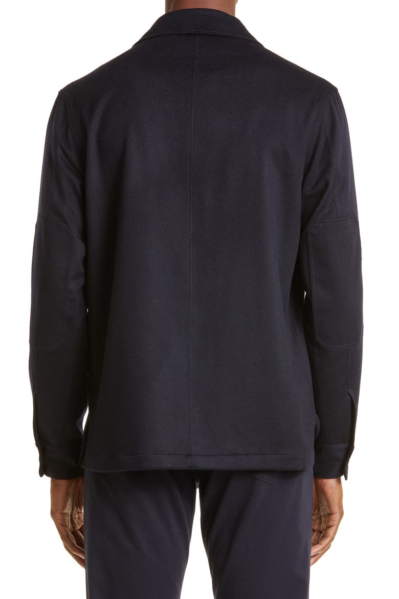 Oasi Cashmere Overshirt, Alternate, color, NAVY