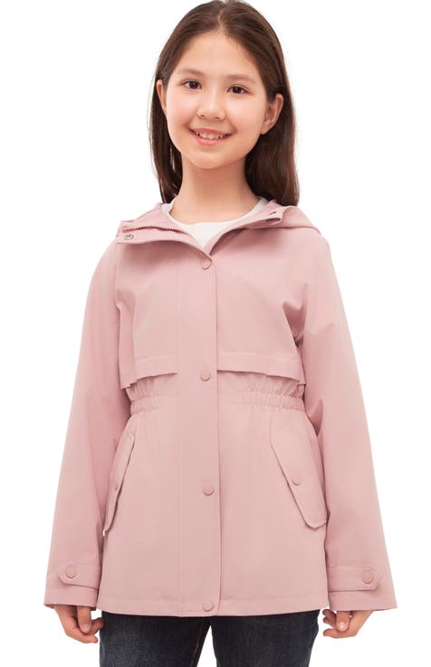 Kids' Trench Coat Hip-Length Hooded Jacket (Little Kid & Big Kid)