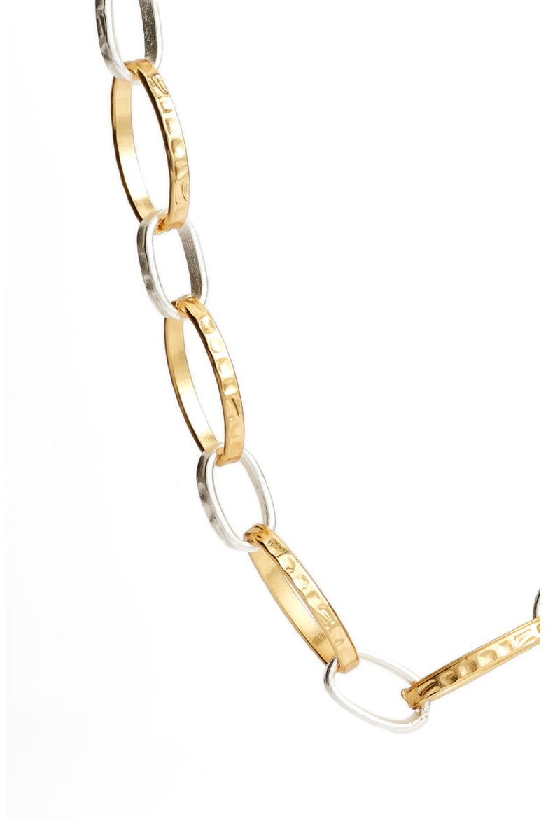 Long Link Necklace, Alternate, color, GOLD