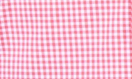 TAILORBYRD TAILORBYRD GINGHAM STRETCH COTTON BUTTON-UP SHIRT 