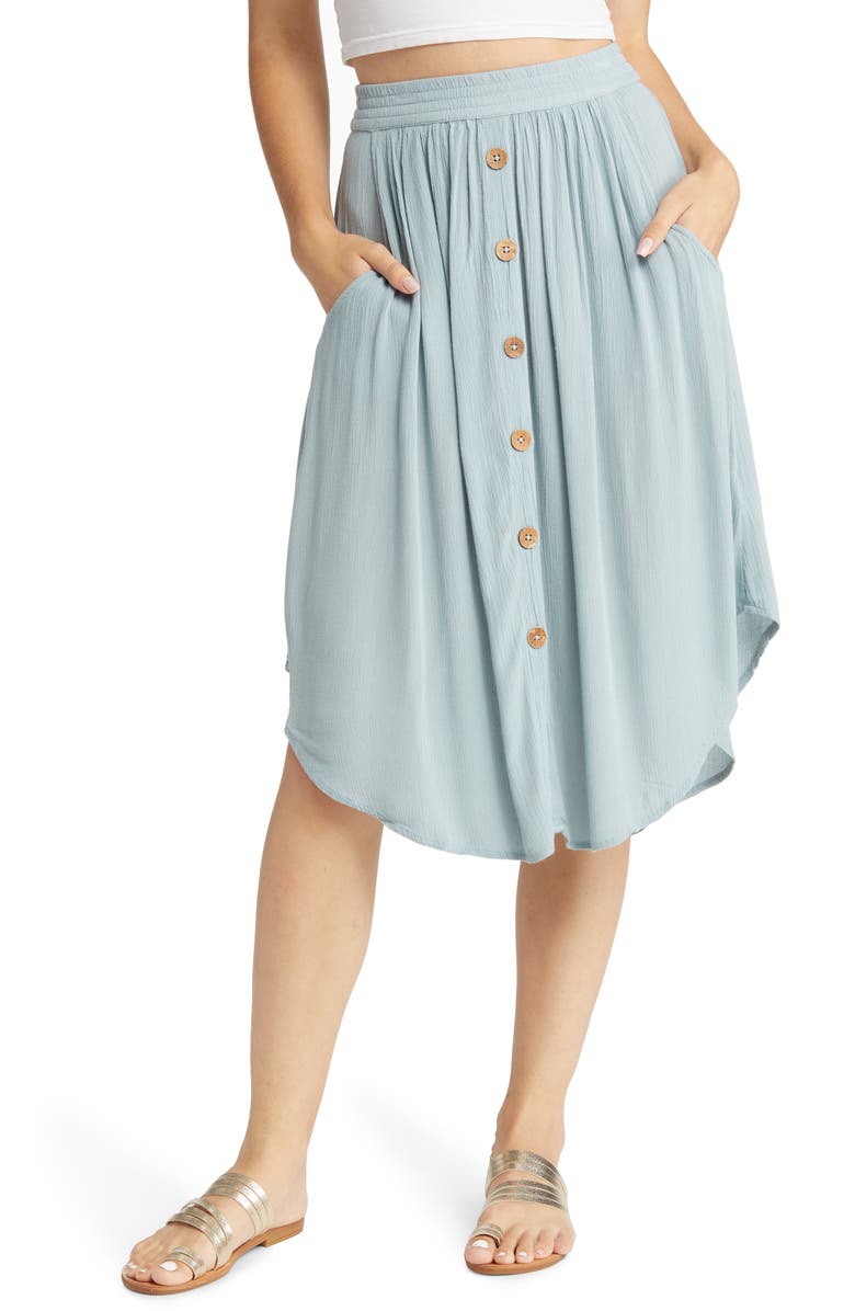 Rip Curl Classic Surf Gauze Skirt, Main, color,