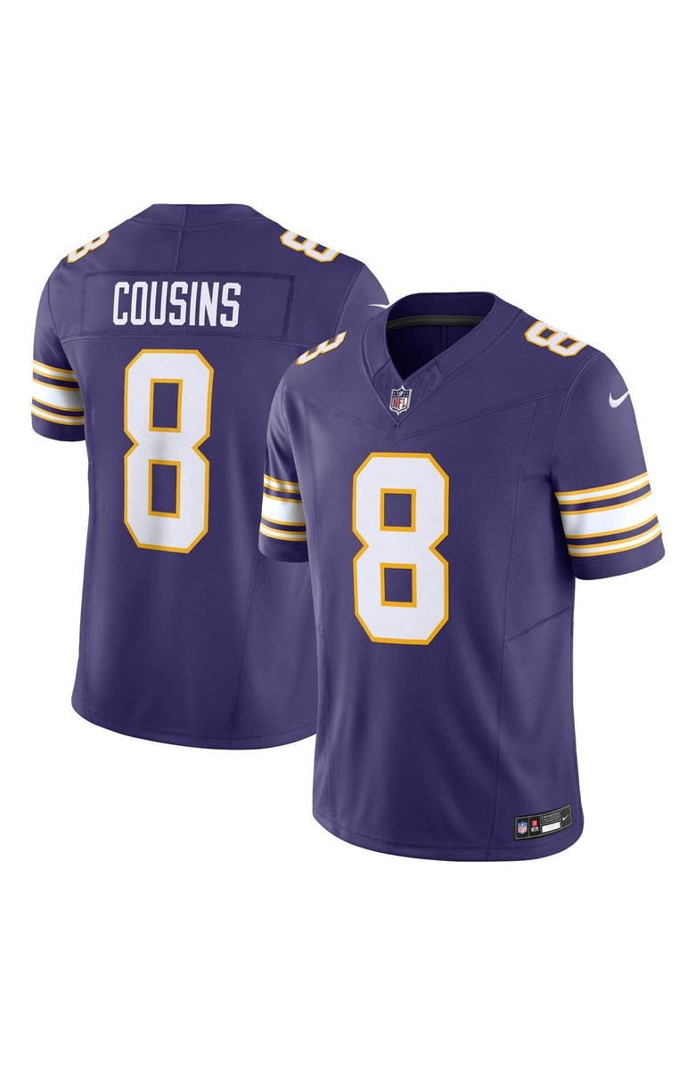 Nike Men's Nike Kirk Cousins Purple Minnesota Vikings Vapor F.U.S.E. Limited Jersey, Main, color, 