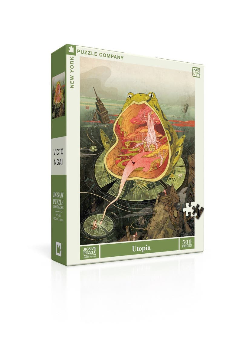 NEW YORK PUZZLE COMPANY Utopia 500 Piece Puzzle, Alternate, color, NO COLOR