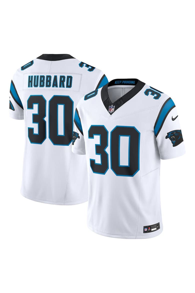 Men's Nike Chuba Hubbard White Carolina Panthers  Vapor F.U.S.E. Limited Jersey, Main, color, White
