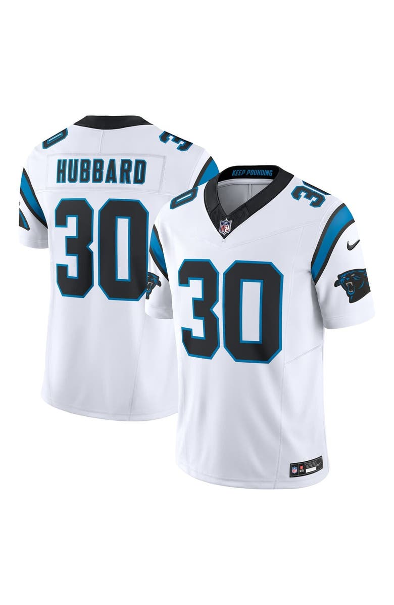 Nike Men's Nike Chuba Hubbard White Carolina Panthers  Vapor F.U.S.E. Limited Jersey, Main, color, White