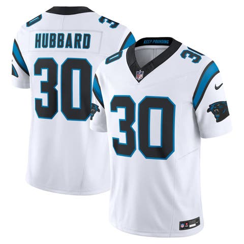 Men's Nike Chuba Hubbard White Carolina Panthers  Vapor F.U.S.E. Limited Jersey