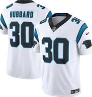 Nike Men's Nike Chuba Hubbard White Carolina Panthers  Vapor F.U.S.E. Limited Jersey