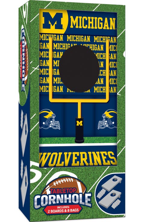 Michigan Wolverines Tabletop Cornhole