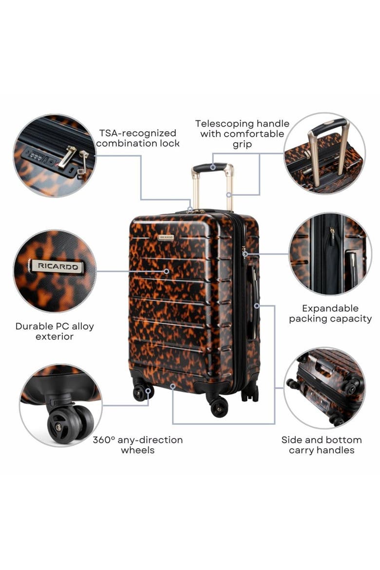 Cambria Hardside Luggage 29-inch Large Checked, Alternate, color, Tortoise