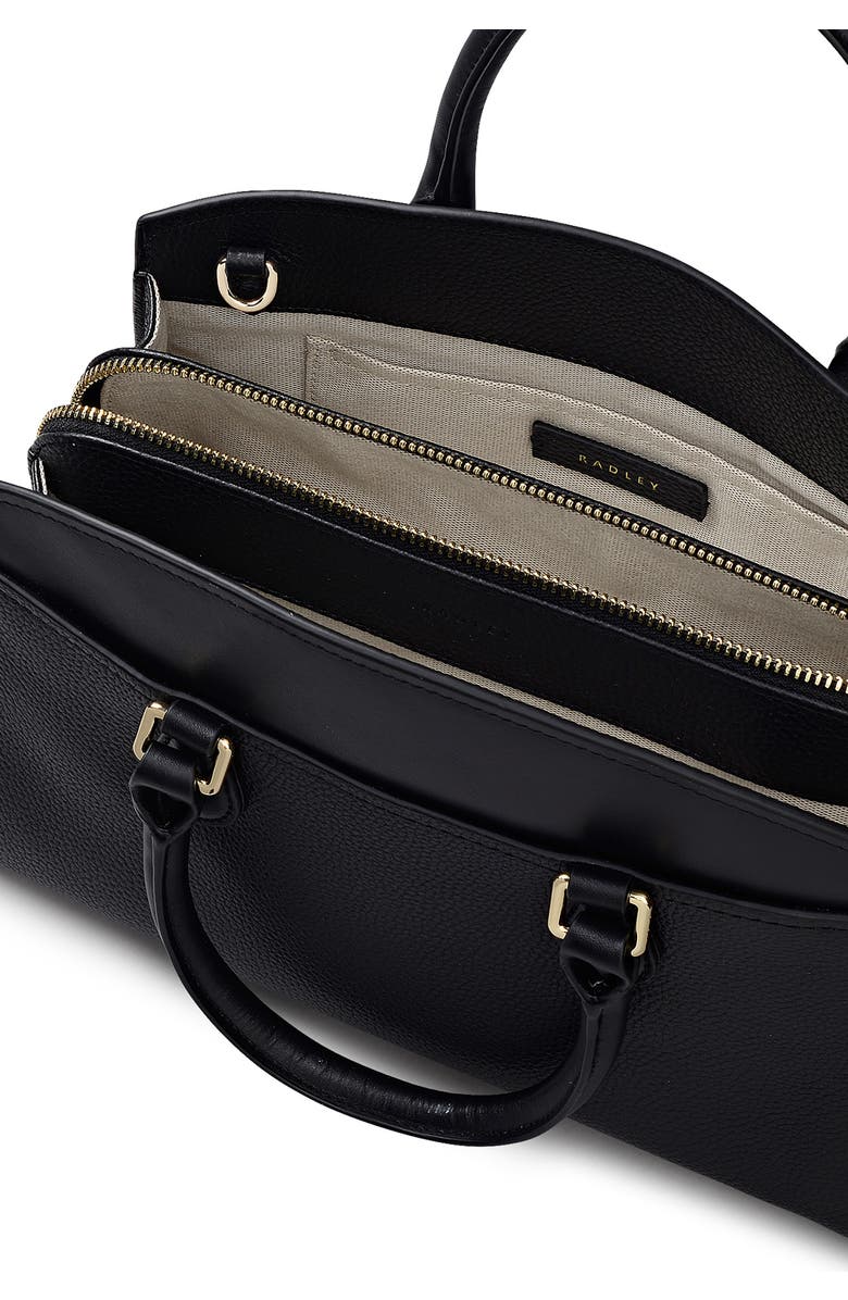 Radley Medium Portland Way Zip Tote Bag, Alternate, color, Black