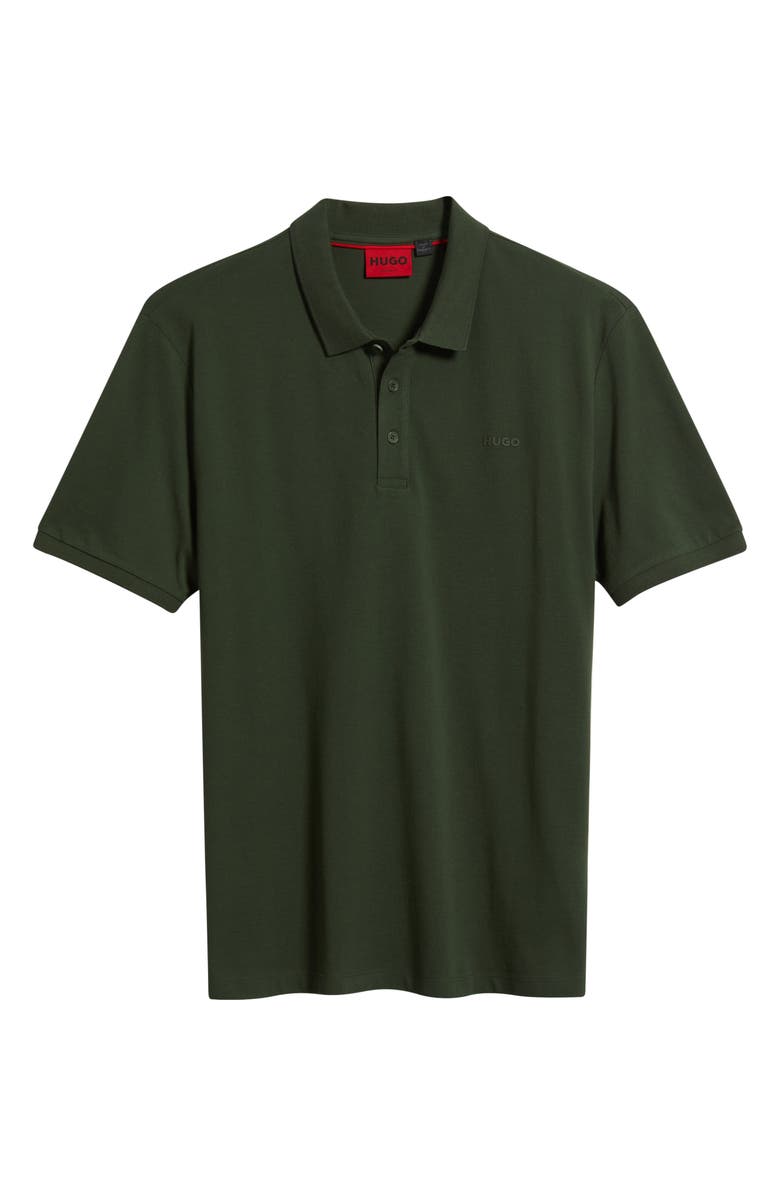 HUGO Donos222 Polo, Alternate, color, Dark Green