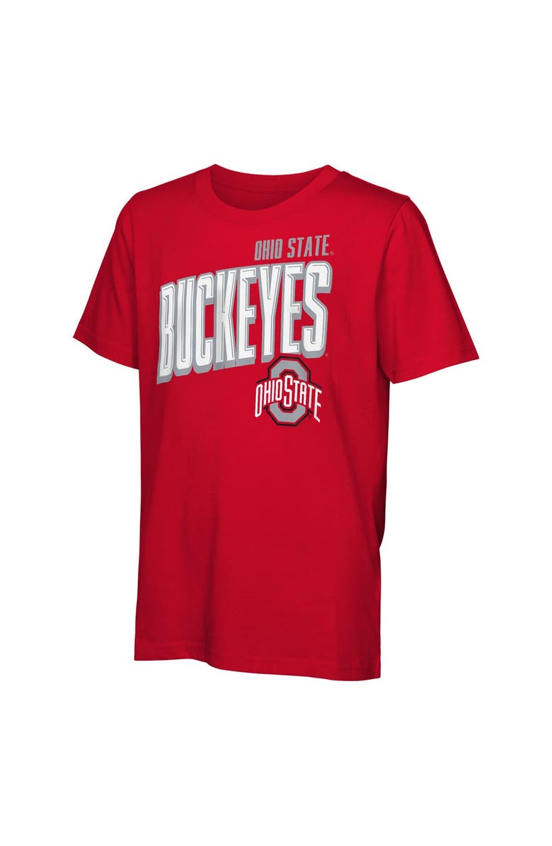 Outerstuff Youth Outerstuff  Ohio State Buckeyes In The Mix T-Shirt Combo Set, Alternate, color, Red