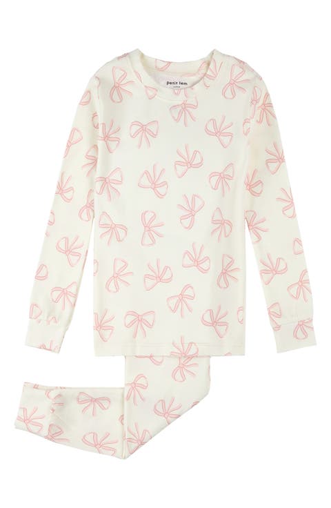 Kids' Print Fitted Two-Piece Pajamas (Toddler & Little Kid)