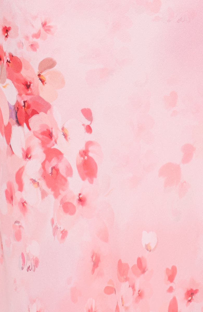 Petal & Pup Gwyneth Halter Neck Maxi Dress, Alternate, color, Pink Floral