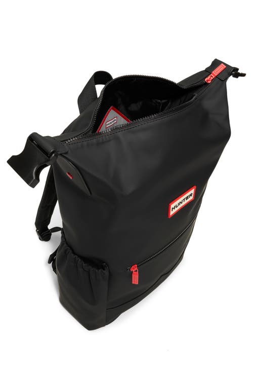 Hunter Top Clip Backpack In Black