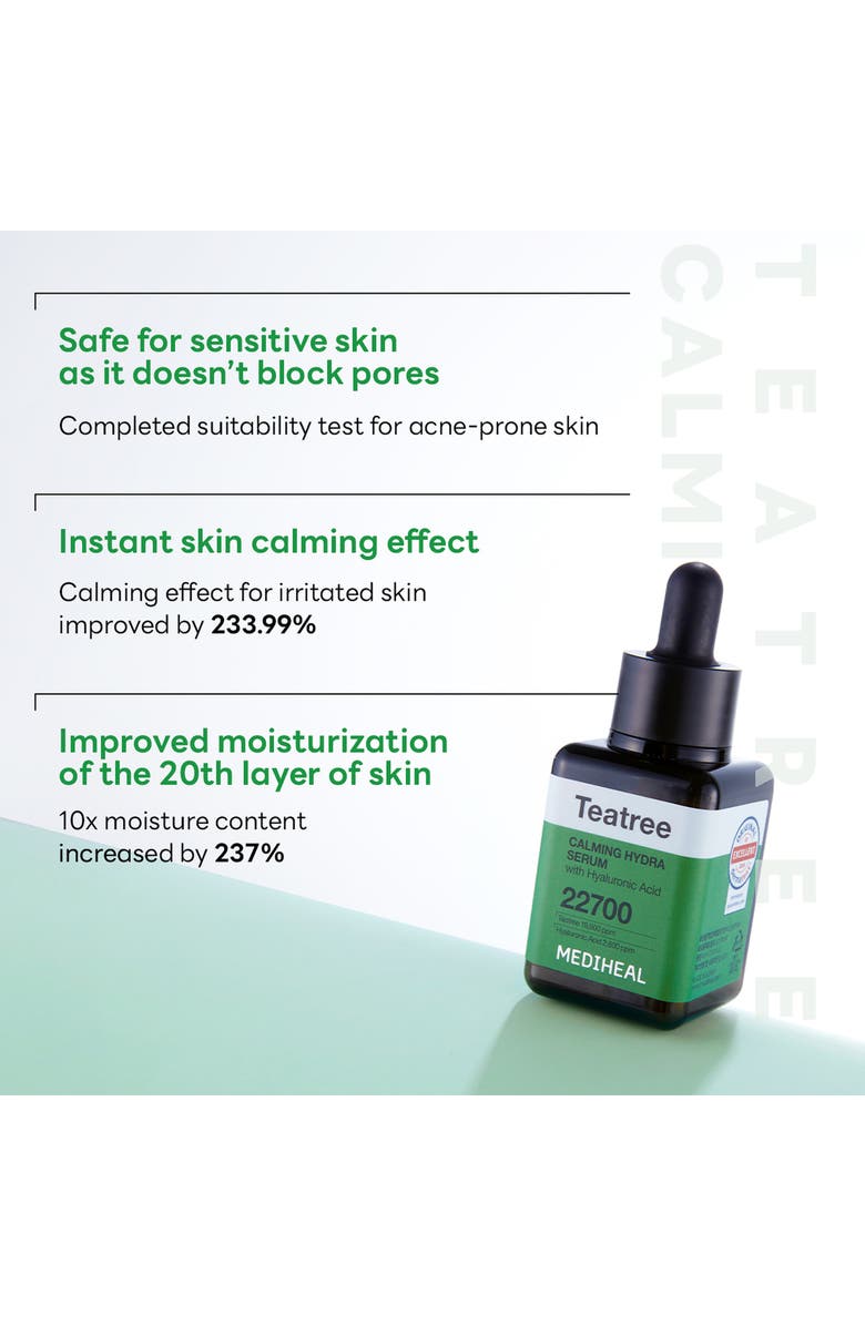 MEDIHEAL Teatree Calming Hydra Serum, Alternate, color, Dark Green