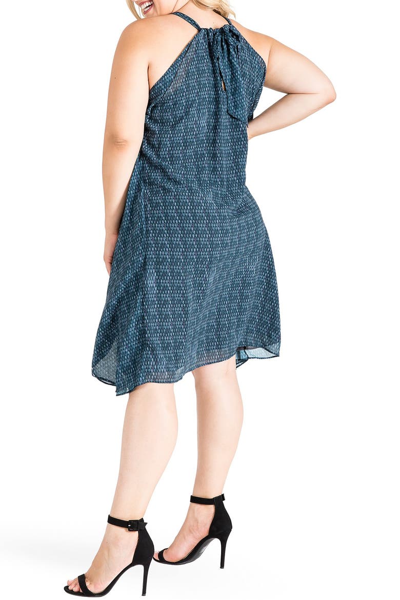 Channing Floral Sleeveless Dress, Alternate, color, SNAKECHARM