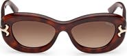 Emilio Pucci 52mm Geometric Sunglasses