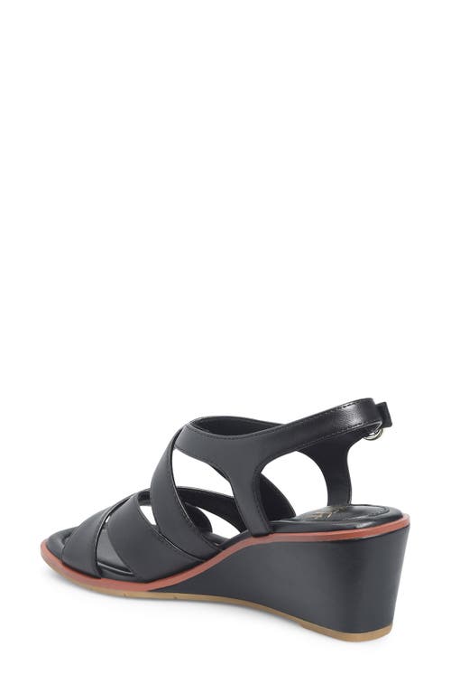 Söfft Gigi Slingback Wedge Sandal In Black