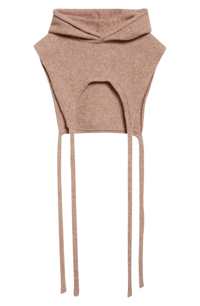 Aisling Camps Hooded Wool Blend Dickie, Alternate, color, Mauve Melange