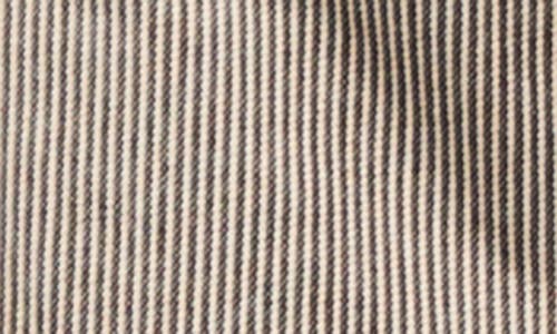 VERONICA BEARD VERONICA BEARD OAKLEY RAILROAD STRIPE STRETCH COTTON SHIFT MINIDRESS 