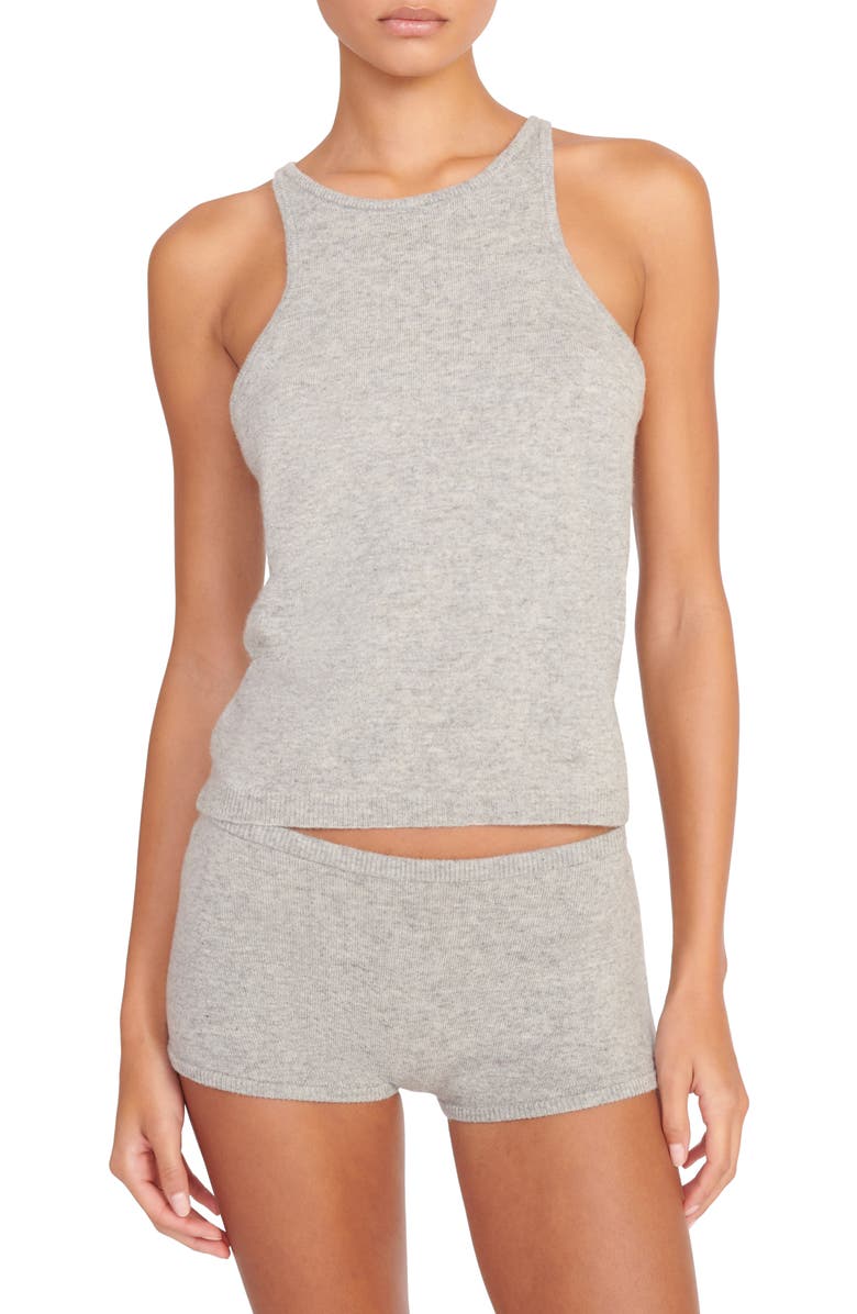 STAUD Ayana Wool Blend Racerback Tank, Main, color, 