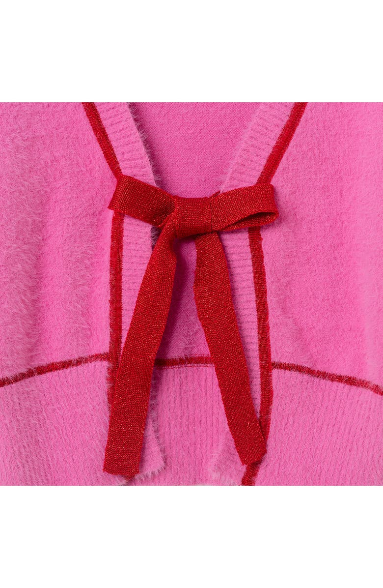 Andy & Evan Kids' Bow Cardigan, Alternate, color, Pink Eyelash
