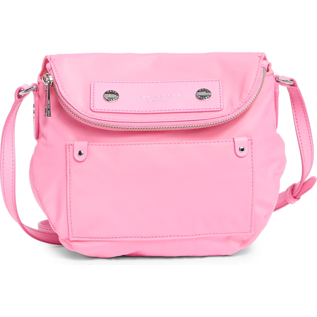 Marc Jacobs Preppy Nylon Mini Natasha Crossbody Bag In Petal Pink
