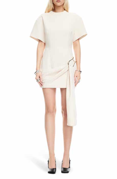 LIONESS Martini Draped Belt Minidress