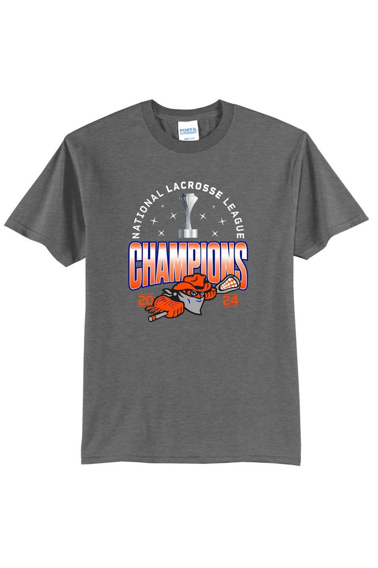 Youth Graphite Buffalo Bandits 2024 NLL Cup Champions T-Shirt, Main, color, Graphite