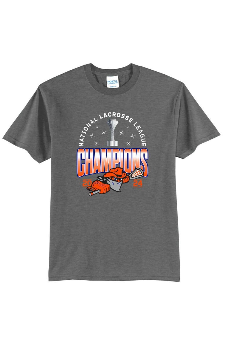 ADPRO Sports Youth Graphite Buffalo Bandits 2024 NLL Cup Champions T-Shirt, Main, color, Graphite