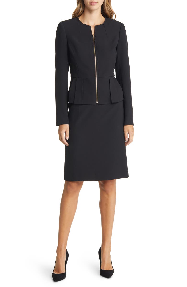 Tahari ASL Two-Piece Jacket & Skirt Set, Main, color, 